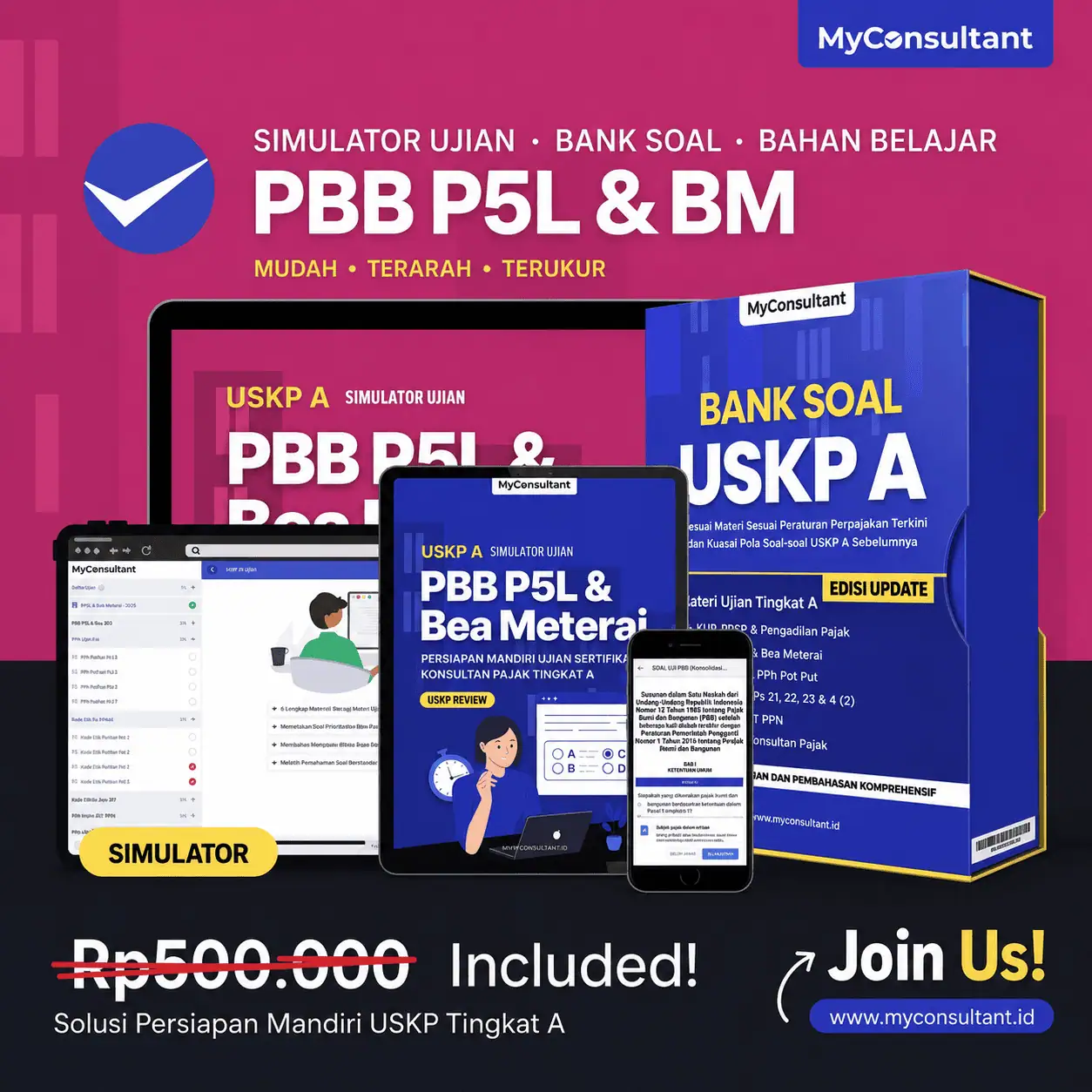 Ilustrasi materi Pajak Bumi dan Bangunan (PBB) Sektor P5L serta Bea Meterai untuk ujian USKP A