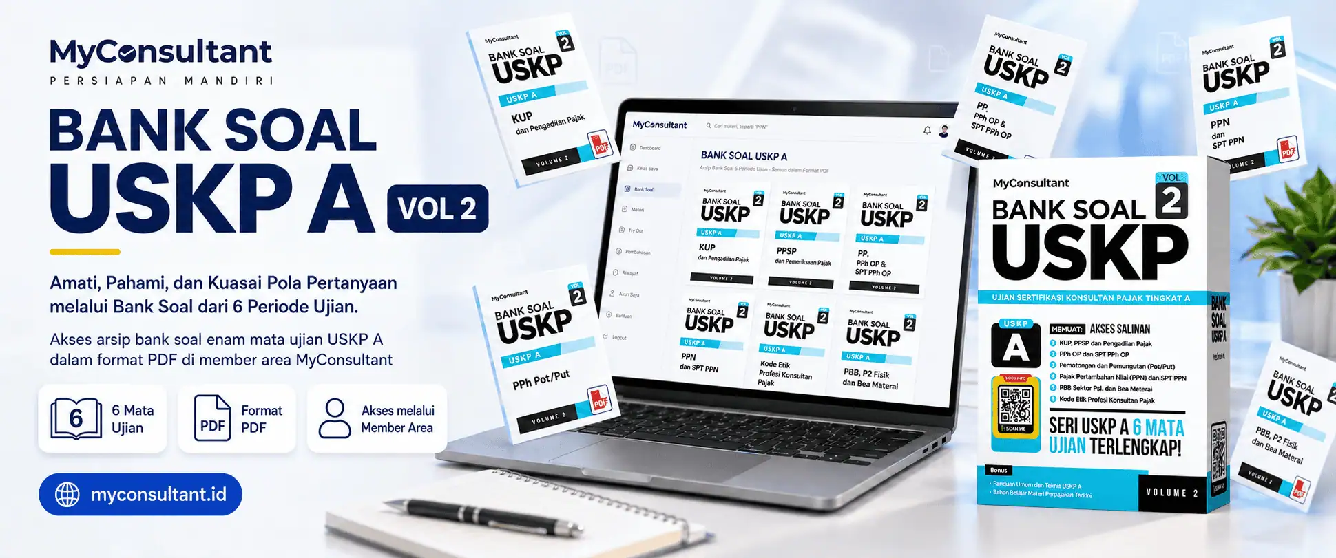 Bank Soal USKP A Volume 2 dalam format PDF di MyConsultant