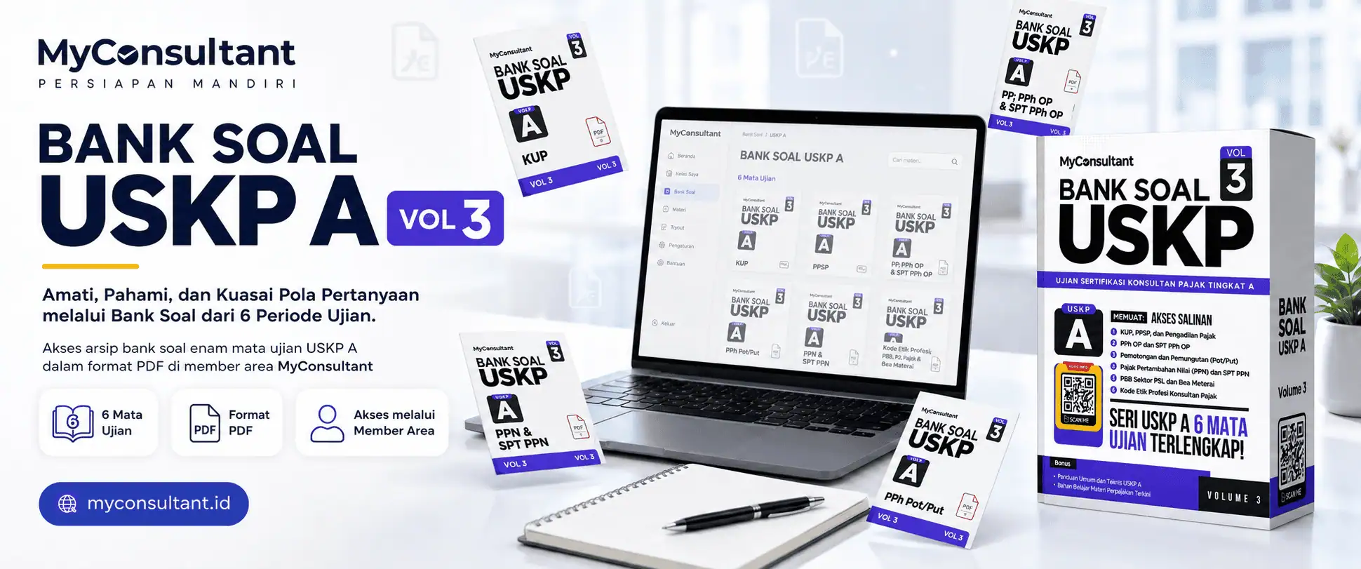 Bank Soal USKP A Volume 3 dalam format PDF di MyConsultant
