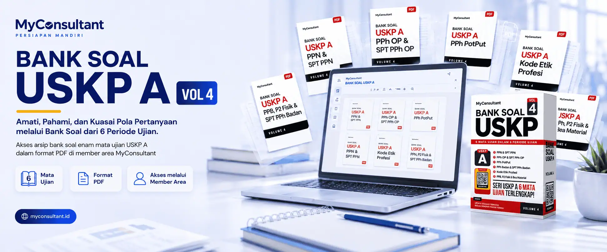 Bank Soal USKP A Volume 4 dalam format PDF di MyConsultant