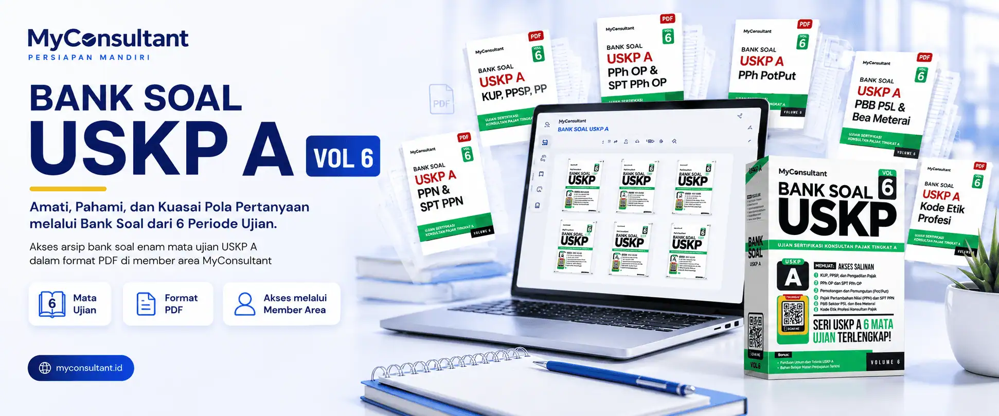 Bank Soal USKP A Volume 6 dalam format PDF di MyConsultant